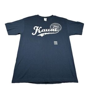 Vintage Kauai County Hawaii T-shirt Mens‎ M Navy Cotton No Ka Oi Alstyle NWOT